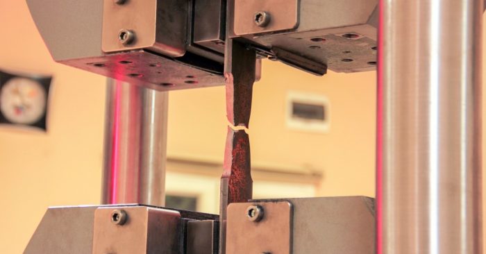 Tensile Test performed on Aluminium Bronze Fasteners to check tensile strength, yield strength and elongation