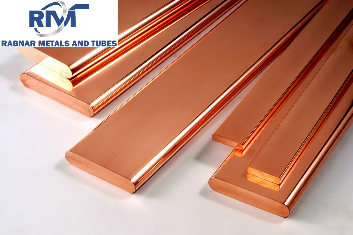 Copper Flat Bars exported by Ragnar Metals and Tubes